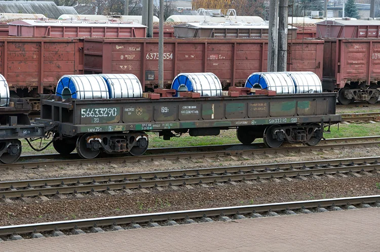 Доставка металлопроката железнодорожным транспортом