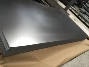Лист нержавеющий 0,8х1000х2000 AISI 321 2B+PVC, 4N+PVC
