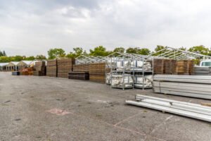 Майданчик під переробку, сортування та зберігання матеріалів