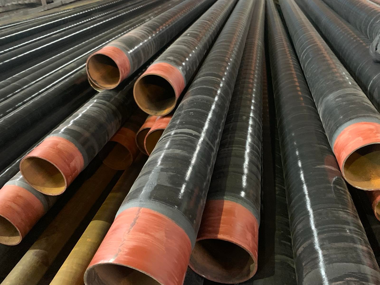 Трубы с изоляцией экструдированным полиэтиленом