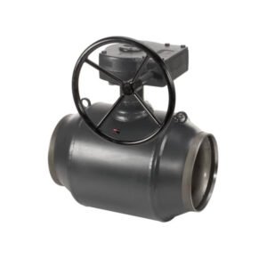 Кран для приварки Ду 300 стандартнопроходной с редуктором Danfoss JiP